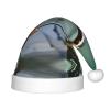 berbo Children's Santa Hat with Fishing Rod Print view 1