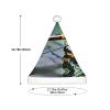 berbo Children's Santa Hat with Fishing Rod Print view 3