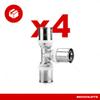 BOOPARTS 4-Pack 20×20×20 mm Press-Fit Tee for Multilayer Composite Pipe view 4