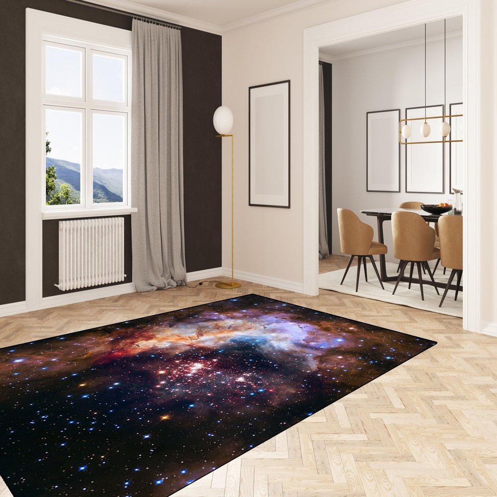 LIJIAO Runner Rug, 100 x 470 cm, Durable with Non-Slip Backing