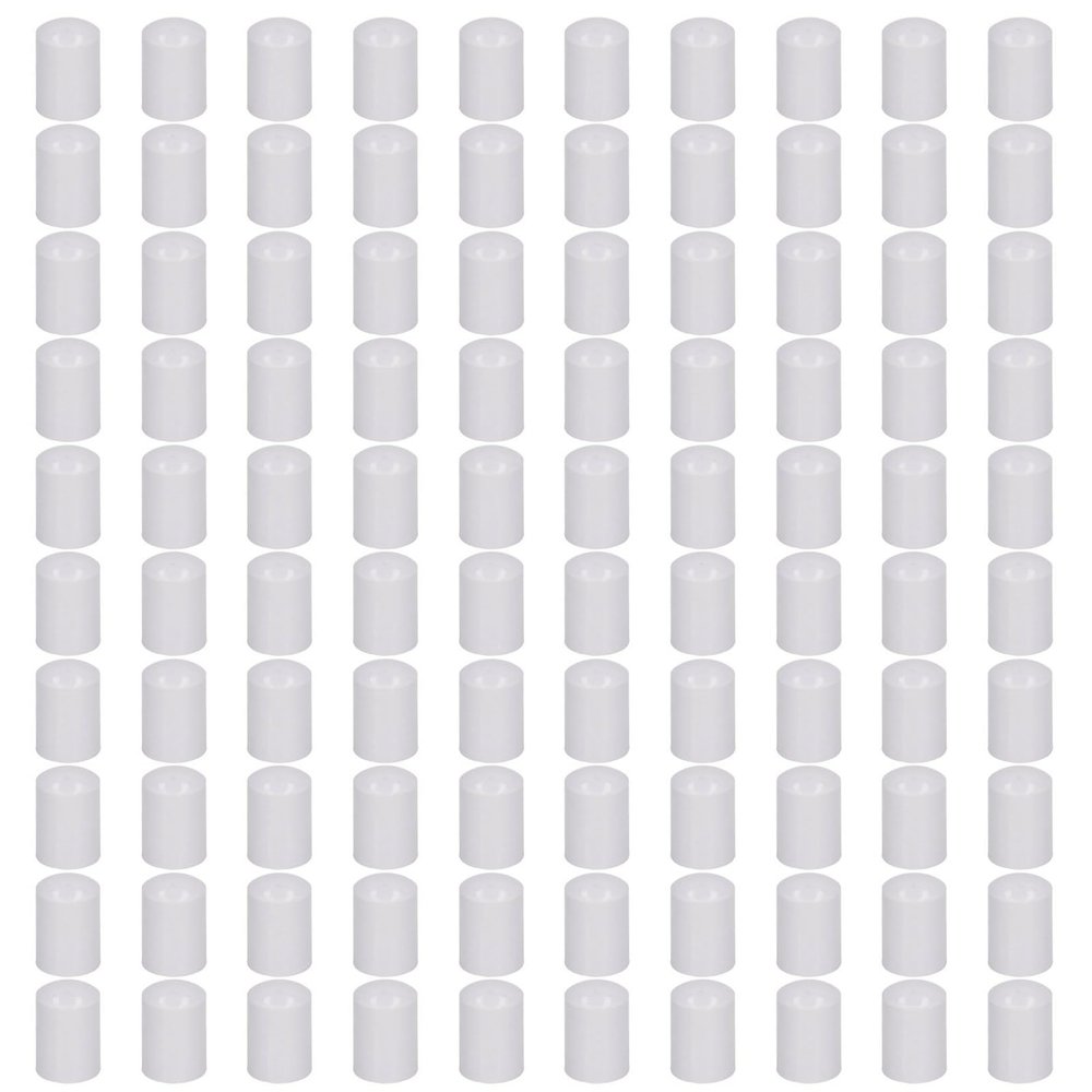 Restokki 100-Pack 21 mm Plastic Curtain Rod End Caps