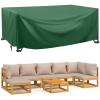 Patio Furniture Cover, 360 x 170 x 100 cm, Waterproof, UV-Resistant, 420D Oxford Fabric, Green view 1