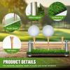 Menkxi Stand for 3 Golf Balls with Black Base, Acrylic, 15 cm view 3