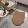Short-Pile Faux Fur Rug, Brown, 55 x 80 cm view 4