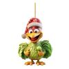 1-Piece Cartoon Chicken Christmas Tree Ornament, Acrylic, G-012 view 1