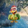 1-Piece Cartoon Chicken Christmas Tree Ornament, Acrylic, G-012 view 3