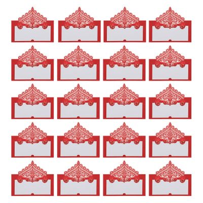Place Cards, 50 Count, 3D Lace-Cut Design