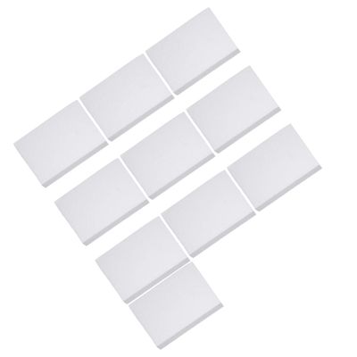 MAGICLULU 20 White Foam Boards, 20 x 20 x 2 cm, Practical and Impact-Resistant, Medium to Low Density, for Packaging Inserts
