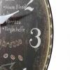 WANDERLUST DECO Black Wooden Wall Clock T34x2h cm view 3