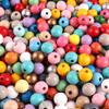 Whakano 40-Piece Round Natural Loose Wood Spacer Beads view 2