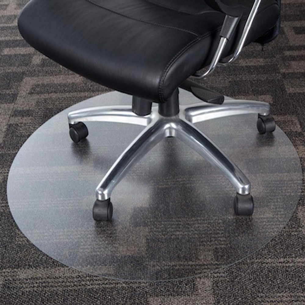 YNAYGDIUGD Transparent PVC Chair Mat, 90 cm Diameter