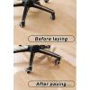 YNAYGDIUGD Transparent PVC Chair Mat, 90 cm Diameter view 2