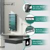 SUPEASY 11-Tier Wall File Organizer, Hanging File Holder for Papers, Folders and Magazines, Wall Organizer for Clipboards, Assembly Required, Black, 2-Pack view 4