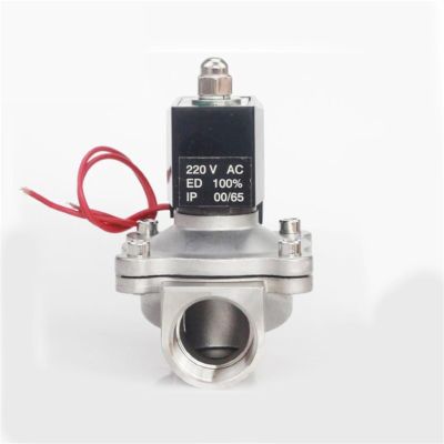 2-Way G1/2 DN15 Electric Water Valve, 220 V Shut-Off, Normally Closed, Stainless Steel, Non-Heating Solenoid Coil, 1 Pc. (Color: NPT_230VAC, Size: 2W-10 VITON Seal)