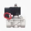 2-Way G1/2 DN15 Electric Water Valve, 220 V Shut-Off, Normally Closed, Stainless Steel, Non-Heating Solenoid Coil, 1 Pc. (Color: NPT_230VAC, Size: 2W-10 VITON Seal) view 4