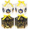 HOWAF 12-Piece Ramadan Gift Box Set, Hexagonal Gift Boxes with Yellow Ribbons view 1