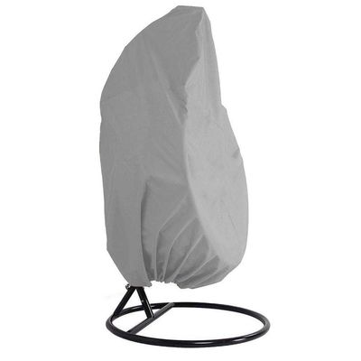 TIYGHI Egg Chair Cover, 210D Oxford Fabric, Waterproof Dustproof Outdoor Swing Chair Cover, Gray, 115 x 190 cm