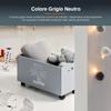 Avilia Toy Chest with Wheels, MDF, 48 x 28.5 x 28.5 cm, Gray view 2