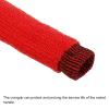 PATIKIL Cotton-Feel Badminton Towel Overgrip, 4-Pack, Blue/Black/White/Red view 4