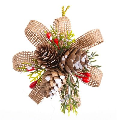 BigBuy Christmas Multicolor Ornaments, Plastic Fiber, 10.5 x 4 x 20 cm, 3 Pieces