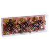 BigBuy Christmas Multicolor Ornaments, Plastic Fiber, 10.5 x 4 x 20 cm, 3 Pieces view 2