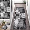 ZUZEKU Vintage Gray Runner Rug, 120 x 550 cm view 1