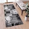 ZUZEKU Vintage Gray Runner Rug, 120 x 550 cm view 3