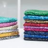 130 cm x 3 m Wine Red Sequin Tulle Fabric for DIY Crafts and Decorations view 2