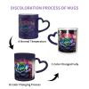Colorful Succulent Color-Changing Ceramic Mug - Starry Sky Coffee Mug for Home and Office view 3