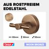 tesa MOON BRONZE Robe Hook – 65 x 50 x 53 mm view 3