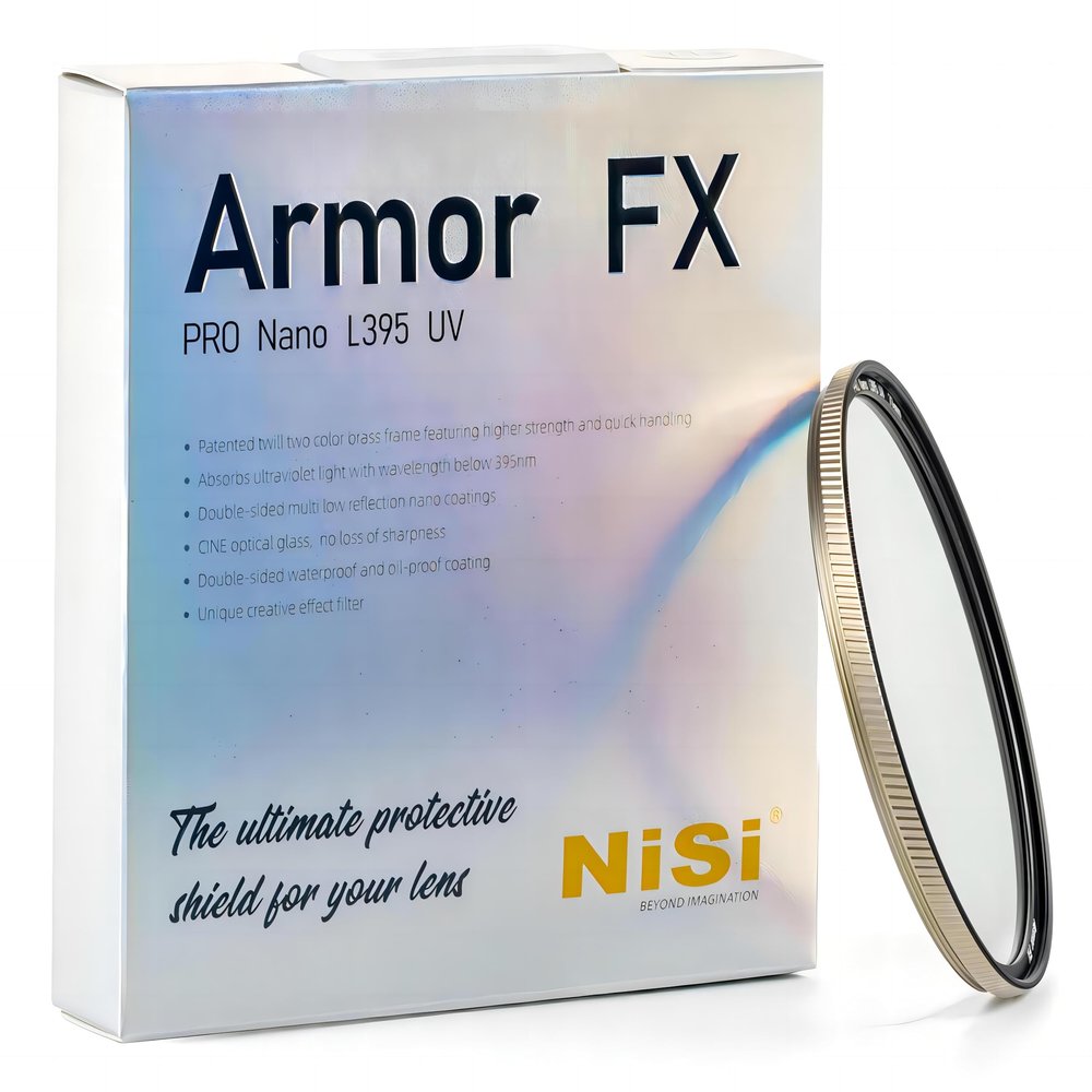 NiSi Armor FX UV Filter 72mm Shatterproof UV Protection Filter
