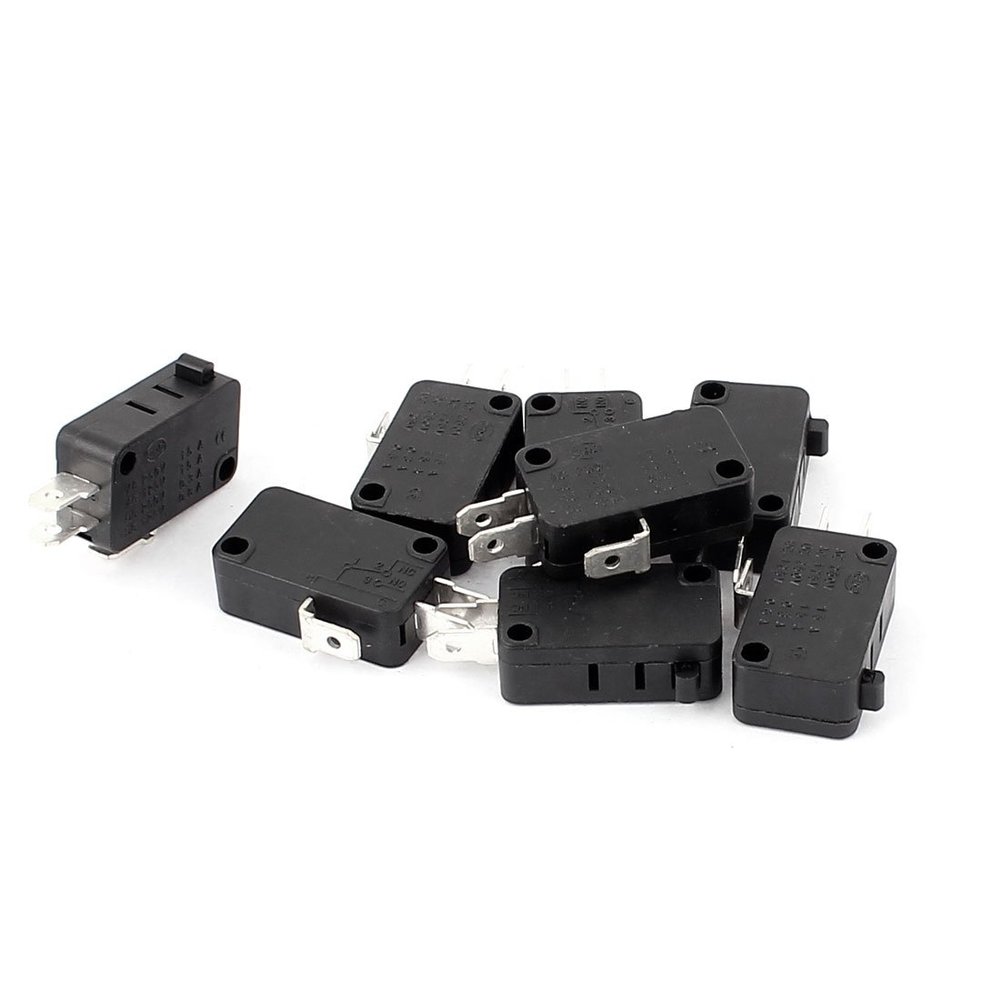 AOHRO AC250V/125V 15A 1NO 1NC SPDT Momentary Micro Limit Switch, 8-Pack