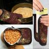 Christmas Oven Mitt & Potholder Set, Golden Swirls, 2-Piece view 4