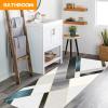 YUANZHI Kitchen Runner Rug 100 x 480 cm, Durable and Antistatic, Geometric Pattern view 3