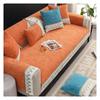Tauzveok Chenille Sofa Cover, Non-Slip Sofa Protector for 3-Seater, L-Shaped and Corner Sofas, 110 x 240 cm, A05 view 1