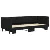 DJEKA Pull-Out Daybed 80x200 cm, Black Velvet view 3