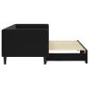 DJEKA Pull-Out Daybed 80x200 cm, Black Velvet view 4