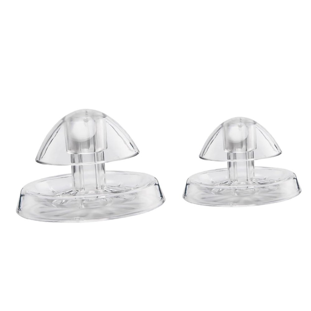 PRETYZOOM 2-Piece Transparent Aquarium Snail Traps