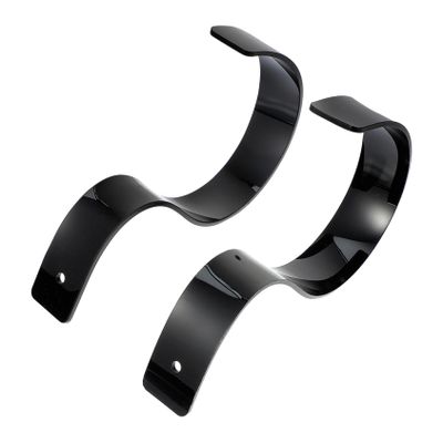 STOBAZA Belt Hangers, Creative Acrylic Belt Holder, 2 Pieces, Black
