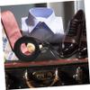 STOBAZA Belt Hangers, Creative Acrylic Belt Holder, 2 Pieces, Black view 2