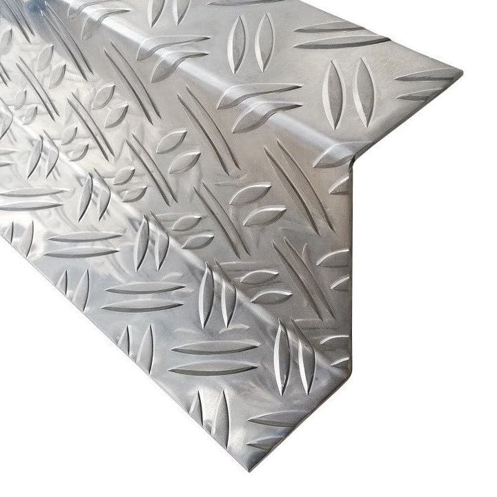 Schlegel GmbH Aluminum Checker Plate Z-Profile 3.5/5 mm, 2 m, 30/60/30 × 2000 mm