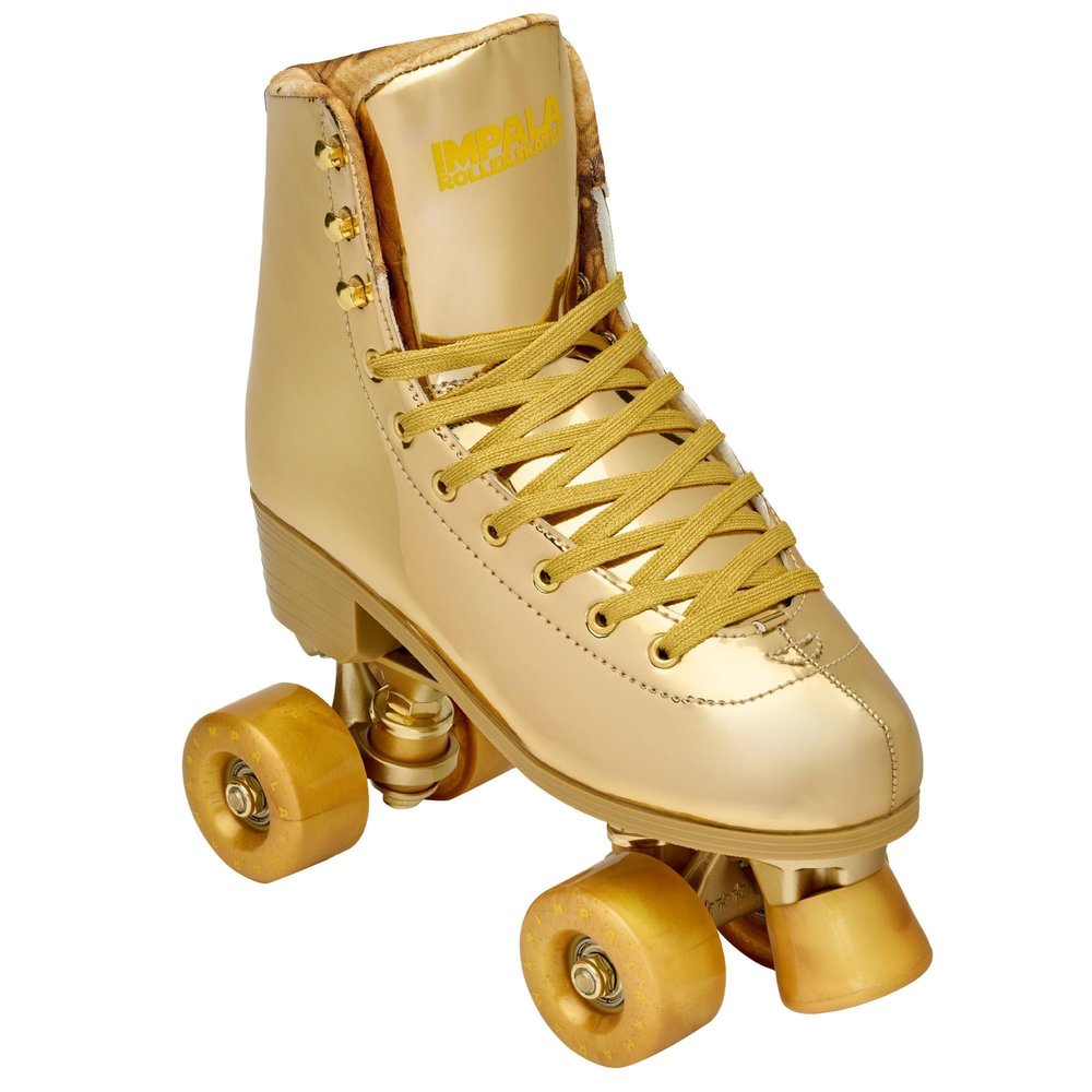 Impala Unisex Quad Roller Skates Marawa Gold, Size 39