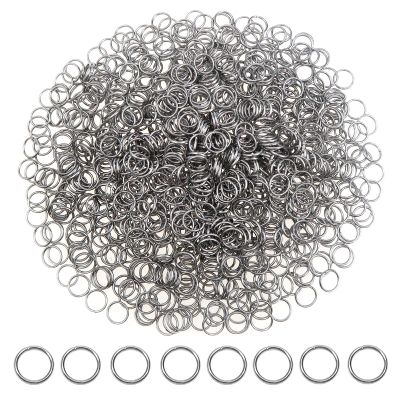 TOAOB 1,000 6 mm Stainless Steel Jump Rings