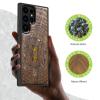 Carveit Phone Case for Galaxy S23 Ultra, Walnut Retro Hourglass view 2