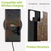 Carveit Phone Case for Galaxy S23 Ultra, Walnut Retro Hourglass view 4