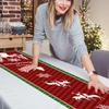 Treer Pink Christmas Printed Linen Table Runner, Pink Forest, 33 x 275 cm view 3