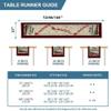 Treer Pink Christmas Printed Linen Table Runner, Pink Forest, 33 x 275 cm view 4
