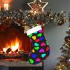 VducK Rainbow Hearts Christmas Stocking, 45 cm view 4