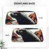 DEHIWI Black Beaver Pencil Case, Waterproof Organizer, Gold view 3