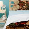 King Duvet Cover Set, Vintage Skull and Rose, 3-Piece view 4